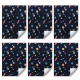Outer Space Design: This space theme wrapping paper set comes with space theme patterns like Astronaut Spaceship Rocket Alien Planets Stars Galactic Solar System Galaxy on navy blue background, popular and loved by kids boys and girls, definitely brings Outer Space Design: This space theme wrapping paper set comes with space theme patterns like Astronaut Spaceship Rocket Alien Planets Stars Galactic Solar System Galaxy on navy blue background, popular and loved by kids boys and girls, definitely brings